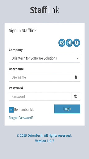 Android application StaffLink screenshort