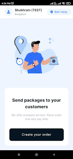 Android application ShipLocal screenshort
