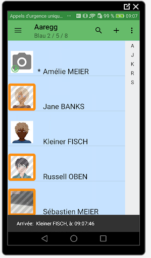 Android application Cse kibeMobile screenshort