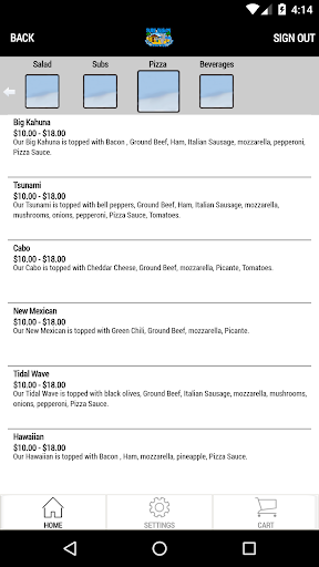 Surf Shack Pizza Screen 3