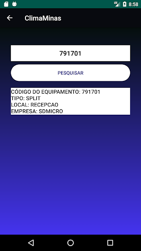 ClimaMinas Screen 2