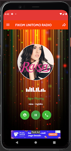 Android application FIKOM UNITOMO RADIO screenshort