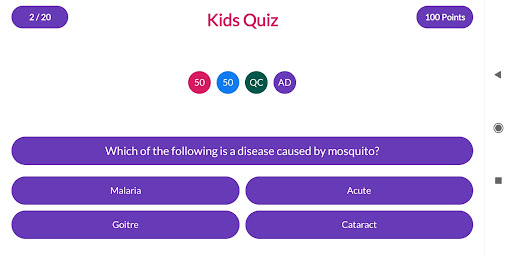 Quiz App Screen 2