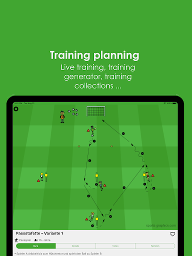 Screenshot of FootballTraining+