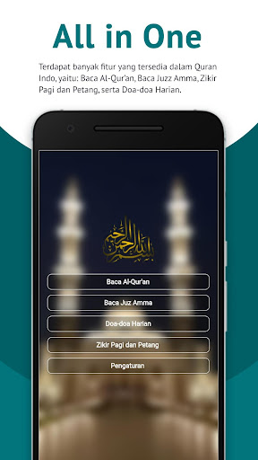 Android application Quran Indo screenshort