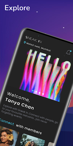 Android application Sneakin App screenshort
