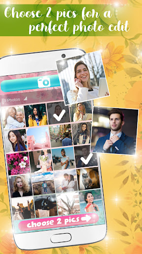 Flower Dual Photo Frame Screen 2