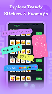 Emoji keyboard - Themes, Fonts Screenshot