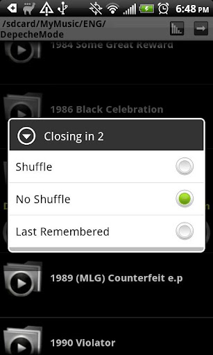 Folder Player Screen 2