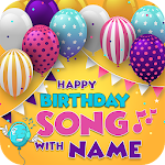 Cover Image of Download Birthday Song with Name 9.0 APK