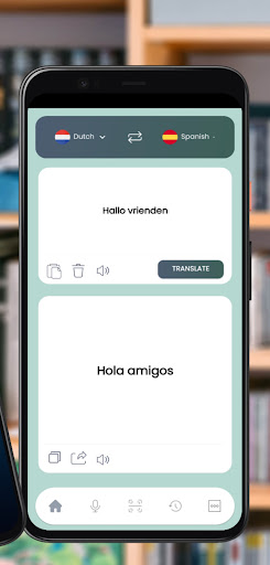 Dutch Spanish translator Screen 2