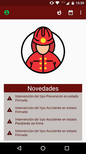 Bravo - App Bombero Screen 2