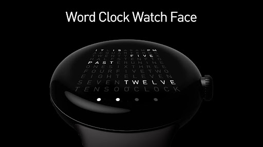 Android application Word WatchFace screenshort