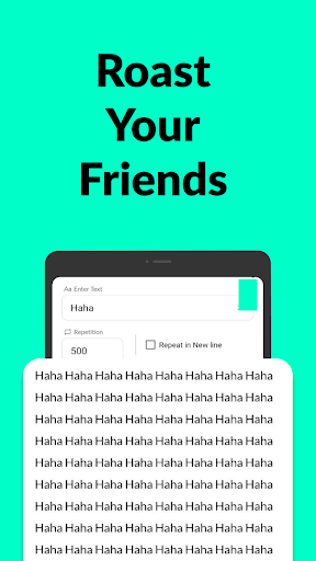 Screenshot of Text Repeater: Repeat Text 10K