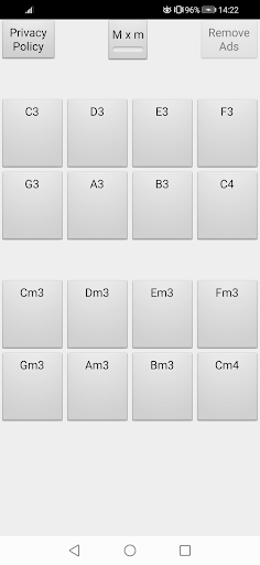 Piano Chord Play App Screen 2