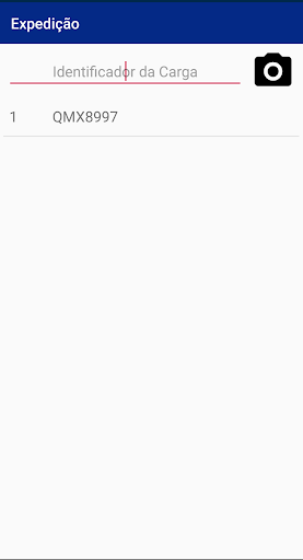Android application Expedição screenshort