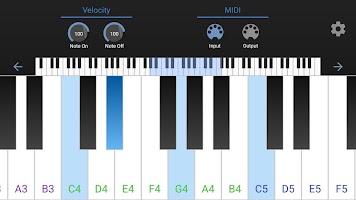 screenshot of MIDI Keyboard