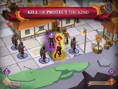 Schermata di King and Assassins: gioco da tavolo
