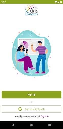 Android application Club Diabetes screenshort