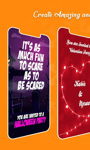Android application Video Invitation Maker screenshort