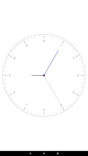 Android application Analog Watch screenshort