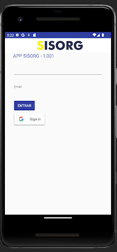 Android application App SISORG screenshort