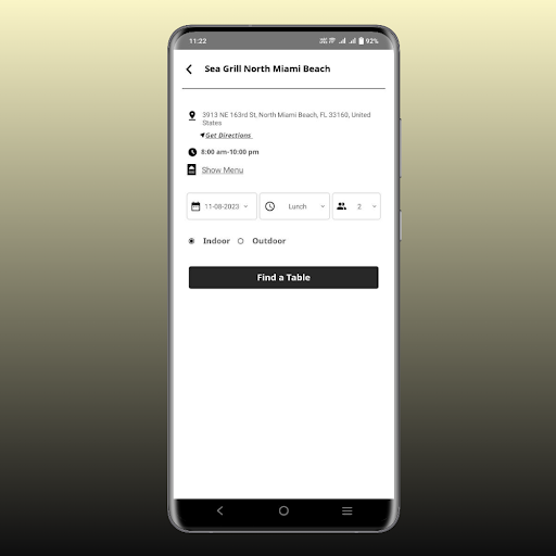 Dine In Florida Screenshot