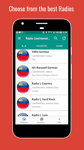 Android application Radio Liechtenstein screenshort