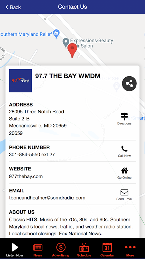 97.7 The Bay WMDM Screen 2