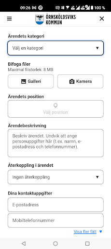 Ett bättre Örnsköldsvik Screenshot