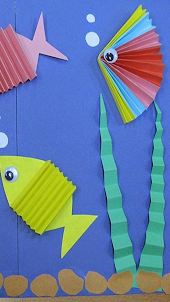 Origami sea animals