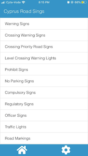 Cyprus Road Signs Screen 3