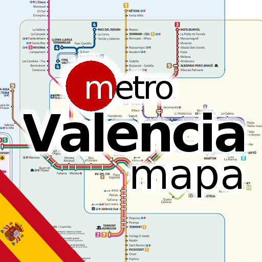 Valencia Metro Map logo