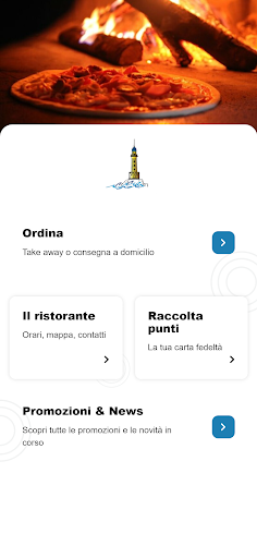 Android application Pizzeria Alessandria screenshort