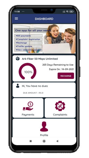 Android application Arktel Networks Pvt. Ltd. screenshort