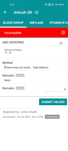 Cimas Medlabs - Doctors Screen 2