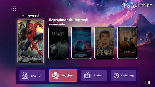 Visualização do aplicativo