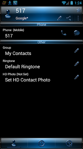 Dialer Theme Dusk Blue drupe
