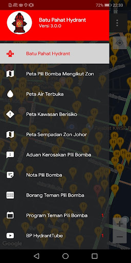 Android application Batu Pahat Hydrant screenshort