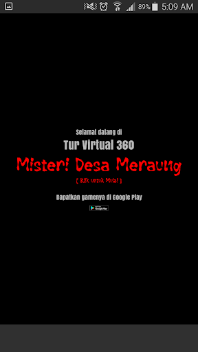 Android application Tur Virtual 360 Desa Meraung screenshort