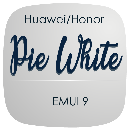 Pie White EMUI 9 Theme [ Google Sans, Pie icons ]