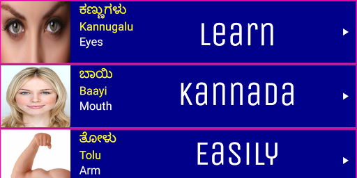 Android application Learn Kannada From English Pro screenshort