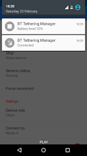 BT Tethering Manager PRO Captura de tela