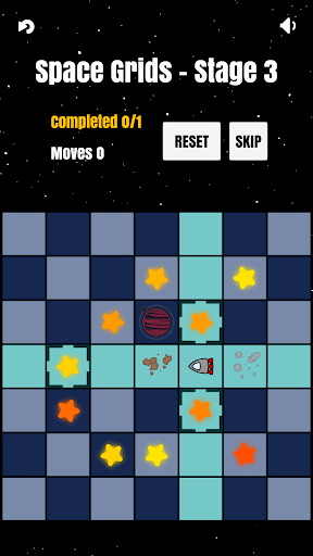 Space Grids: Puzzle Screen 3