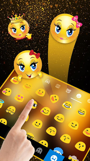 Gold Eagle Keyboard Theme Screen 3