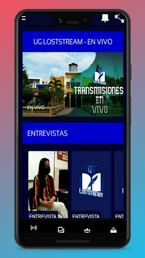Android application UG Loststream screenshort