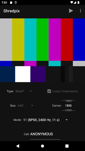 Shredpix - Encode COFDMTV Screen 2