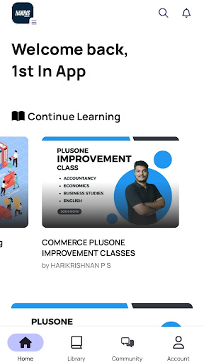 Android application HAKRIS LEARNING APP screenshort