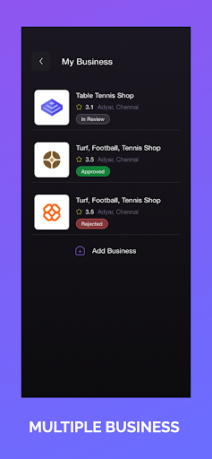 FyaFit Business Screen 3