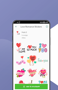 Love Romance WhatsApp Stickers